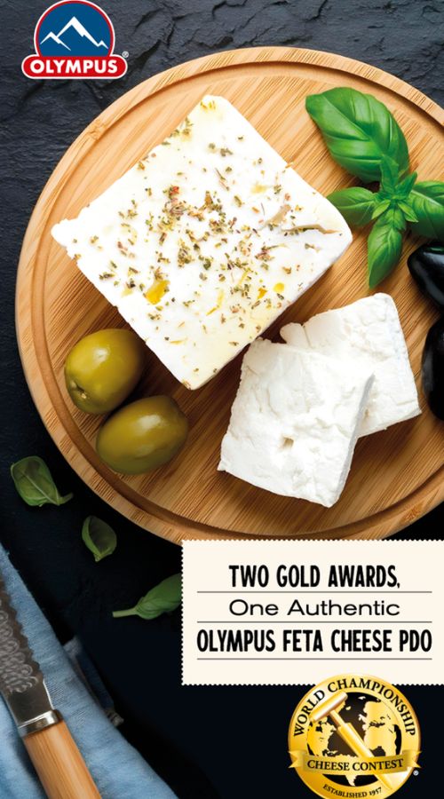 La Feta DOP OLYMPUS trionfa con due medaglie d'oro al World Championship Cheese Contest negli Stati Uniti image